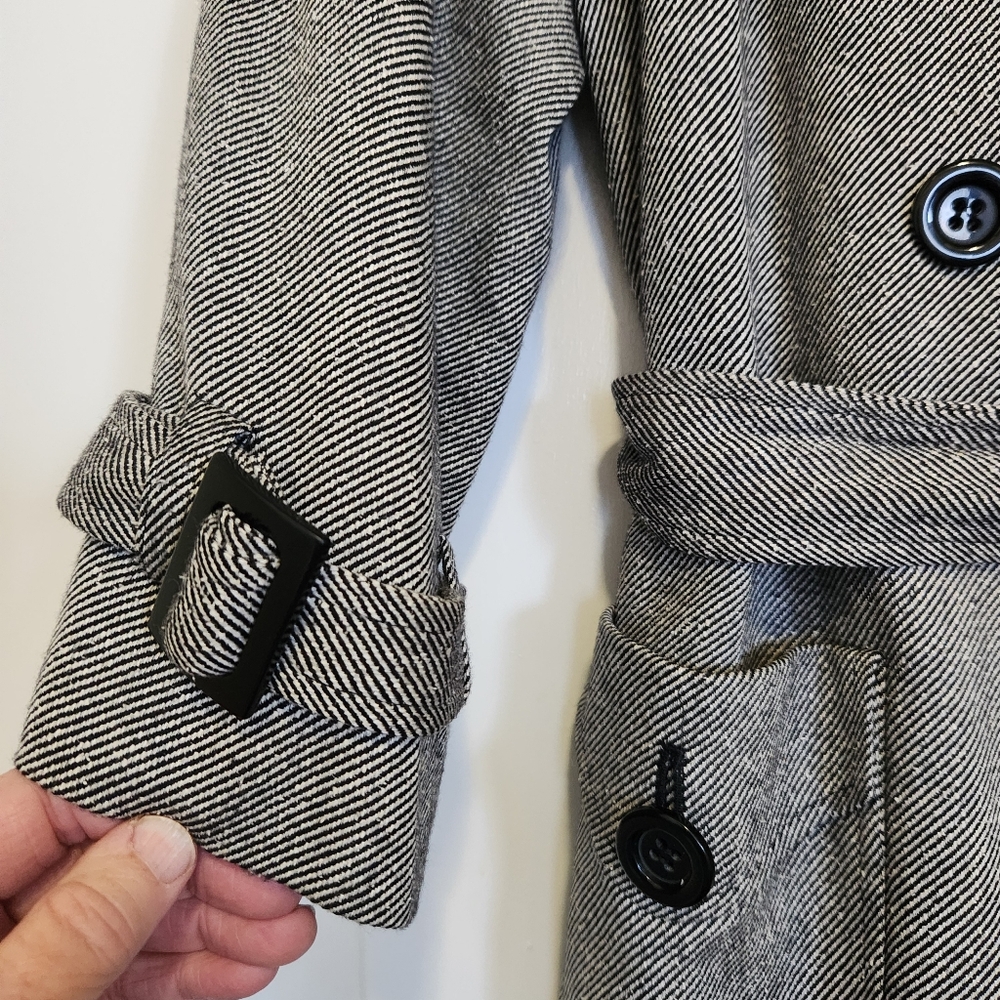 Pendleton Tweed Double-Breasted Short Jacket Tren… - image 4